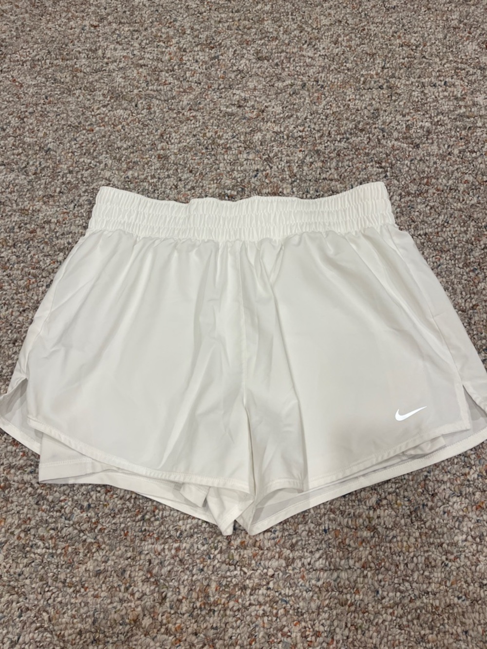 Nike Women's White Athletic Training Shorts